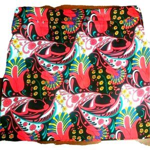 Vibrant Resort Wear Short Skirt Sze 10 Tracy Negoshian Tenniscore Preppy Floral